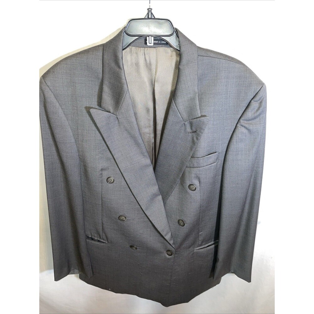 Pierre Balmain Men’s Dress Blazer Size 42L Gray Business Formal City